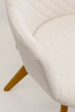 KARE Drehstuhl Coco Wood Creme Clearance