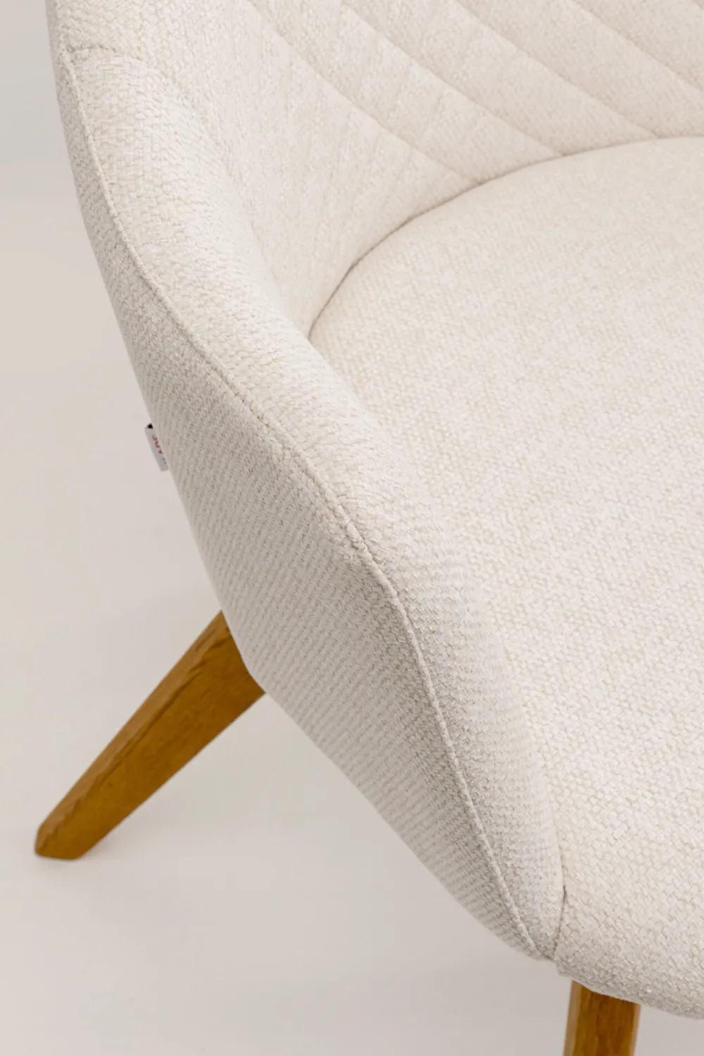 KARE Drehstuhl Coco Wood Creme Clearance