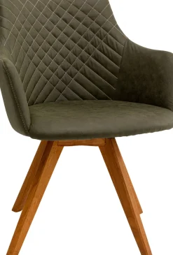 KARE Drehstuhl Coco Wood Green Clearance