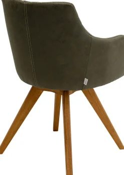 KARE Drehstuhl Coco Wood Green Clearance