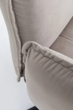 KARE Drehstuhl mit Armlehnen Chelsea Grau Discount