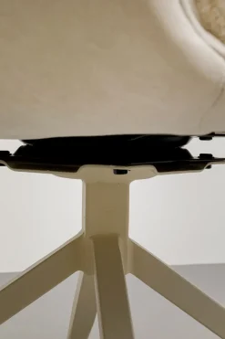 KARE Drehstuhl mit Armlehnen Hilla Weiß Sale