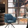 KARE Drehstuhl Thinktank Blau Best