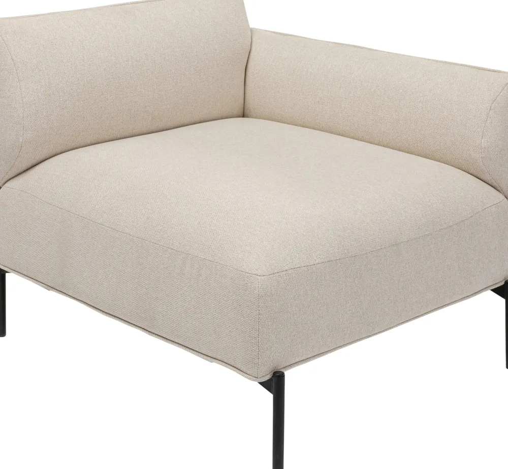 KARE Ecke Klein Rechts Element Chiara Creme 76cm Online