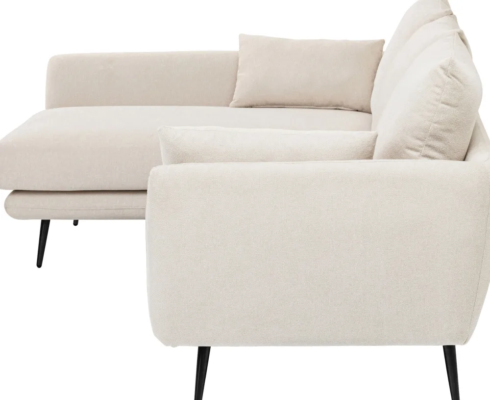 KARE Ecksofa Amalfi Links Creme 275cm Discount