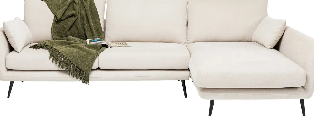 KARE Ecksofa Amalfi Rechts Creme 275cm Online