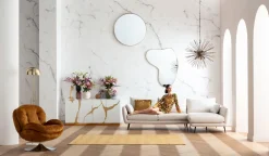 KARE Ecksofa Amalfi Rechts Creme 275cm Online