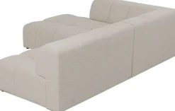KARE Ecksofa Belami Creme Links 265cm New