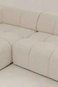 KARE Ecksofa Belami Creme Links 265cm New