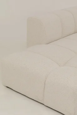 KARE Ecksofa Belami Creme Links 265cm New