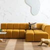 KARE Ecksofa Belami Velvet Amber Rechts New