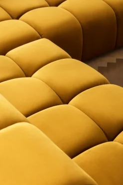 KARE Ecksofa Belami Velvet Amber Rechts New