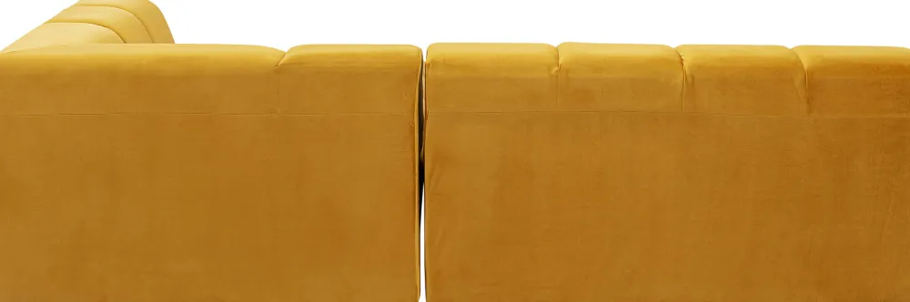 KARE Ecksofa Belami Velvet Amber Rechts New