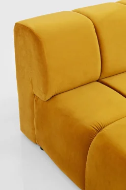 KARE Ecksofa Belami Velvet Amber Rechts New