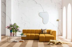 KARE Ecksofa Belami Velvet Amber Rechts New