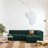 KARE Ecksofa Belami Velvet Dunkelgrün Rechts 265cm New