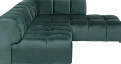 KARE Ecksofa Belami Velvet Dunkelgrün Rechts 265cm New