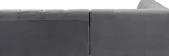KARE Ecksofa Belami Velvet Grau Links Discount