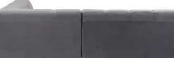 KARE Ecksofa Belami Velvet Grau Rechts Online
