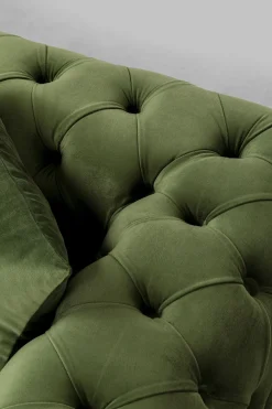 KARE Ecksofa Bellissima Velvet Grün Rechts Sale