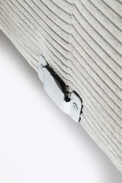 KARE Ecksofa Gianni Cord Grau Links Clearance