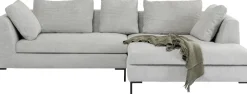 KARE Ecksofa Gianni Cord Grau Rechts Clearance