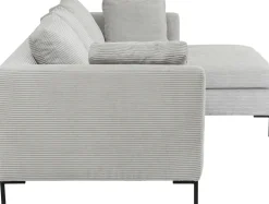 KARE Ecksofa Gianni Cord Grau Rechts Clearance