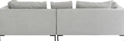 KARE Ecksofa Gianni Cord Grau Rechts Clearance