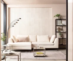 KARE Ecksofa Gianni Creme Links Hot