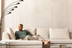 KARE Ecksofa Gianni Creme Links Hot