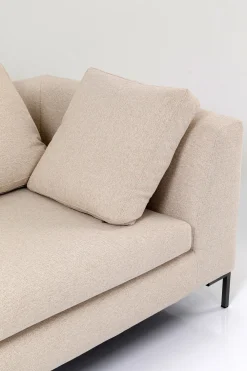 KARE Ecksofa Gianni Creme Links Hot