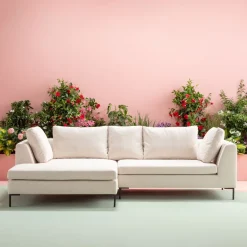 KARE Ecksofa Gianni Creme 250x167 Links Clearance