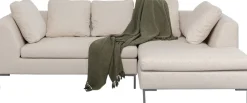 KARE Ecksofa Gianni Creme 250x167 Rechts Best