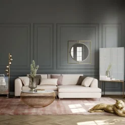 KARE Ecksofa Gianni Creme 250x167 Rechts Best