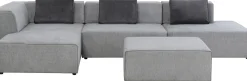 KARE Ecksofa Infinity Atlanta Grau Links Best
