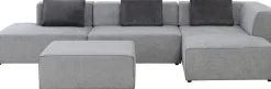 KARE Ecksofa Infinity Atlanta Grau Rechts Online