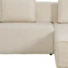 KARE Ecksofa Infinity Ottomane Cord Creme Rechts Sale