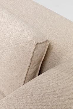 KARE Ecksofa Infinity Ottomane Creme Rechts Clearance