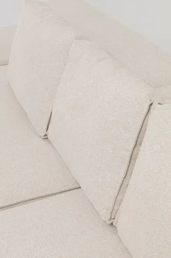 KARE Ecksofa Infinity Ottomane Creme Rechts Clearance