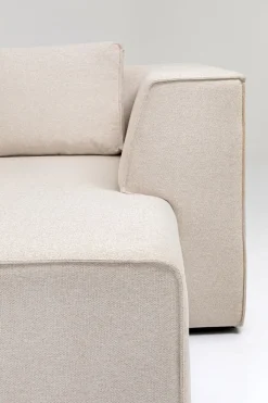 KARE Ecksofa Infinity Ottomane Creme Rechts Clearance
