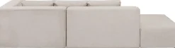 KARE Ecksofa Infinity Ottomane Creme Rechts Clearance