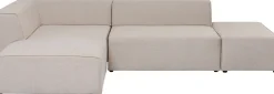 KARE Ecksofa Infinity Ottomane Creme Links Discount