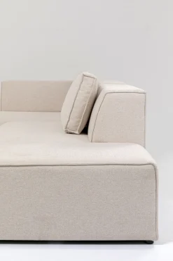 KARE Ecksofa Infinity Ottomane Creme Links Discount
