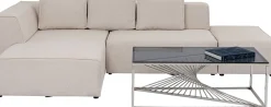 KARE Ecksofa Infinity Ottomane Creme Links Discount