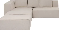 KARE Ecksofa Infinity Ottomane Creme Links Discount
