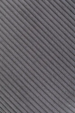 KARE Ecksofa Infinity Ottomane Cord Grau Links Outlet