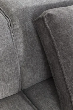 KARE Ecksofa Infinity Ottomane Grau Links Discount