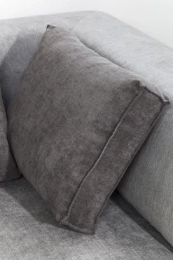 KARE Ecksofa Infinity Ottomane Grau Links Discount