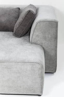 KARE Ecksofa Infinity Ottomane Grau Links Discount