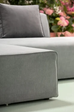 KARE Ecksofa Infinity Ottomane Grau Links Discount